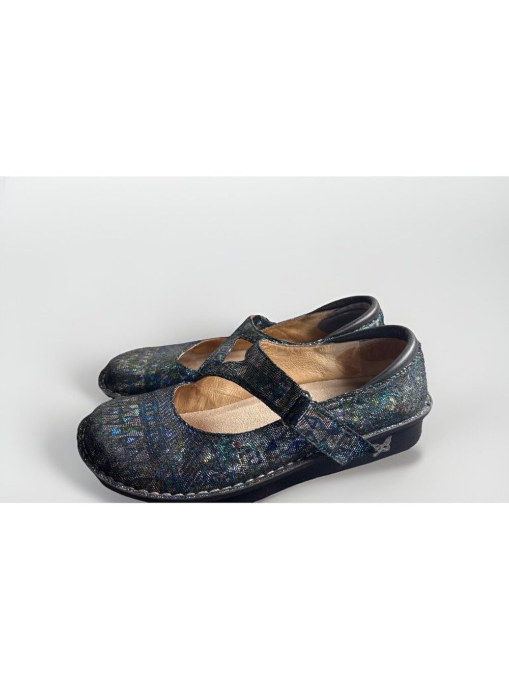 Alegria Paloma Rave On The Nile JIL-321 Shimmer Mary Jane Size 39